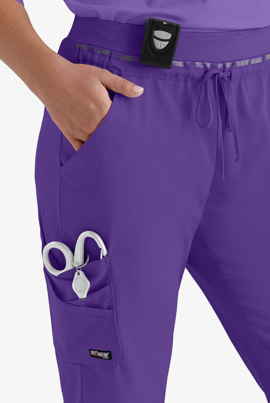 Grey’s Anatomy Spandex Stretch Conjunto Quirúrgico Deep Purple