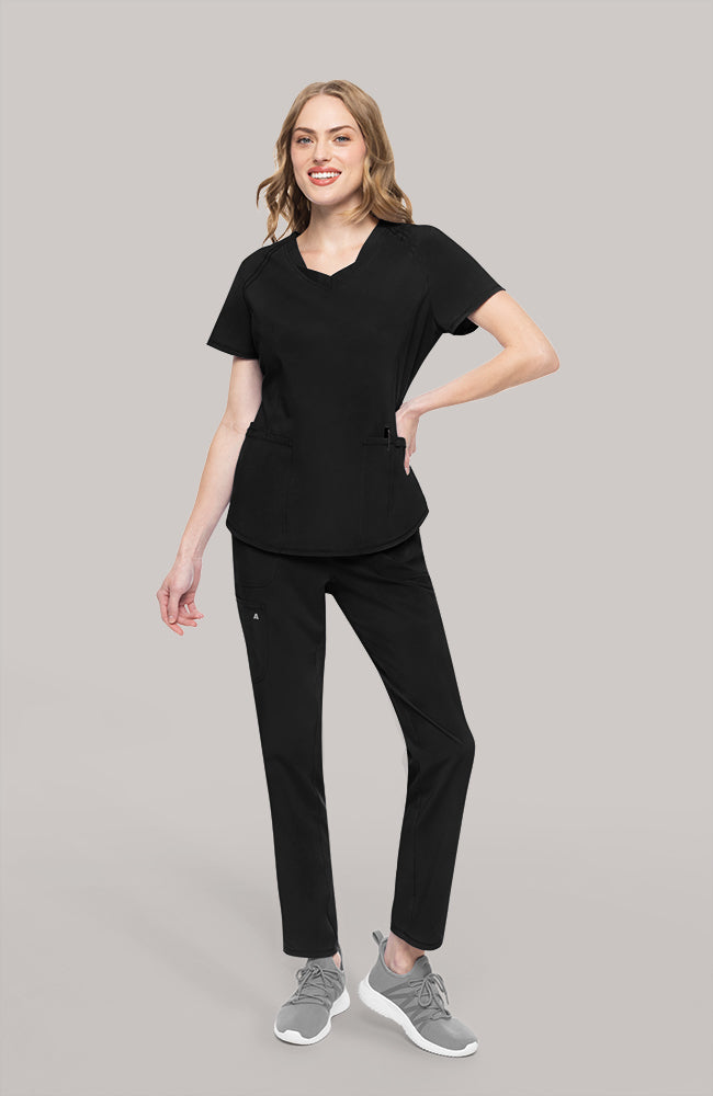 LUXE SLIM FIT BLACK PIJAMA