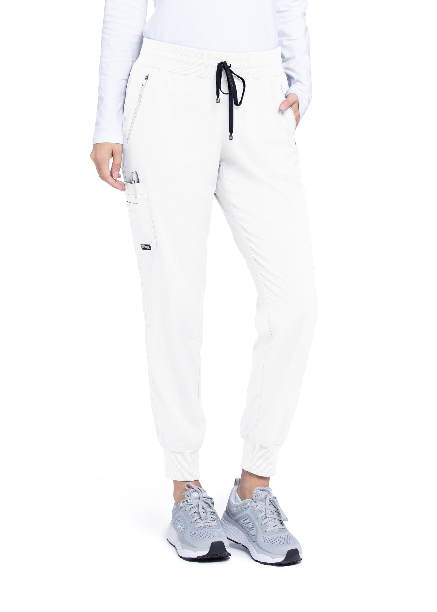 Grey’s Anatomy Spandex Stretch White Jogger Set