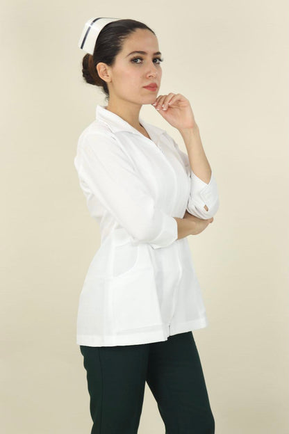 Filipina Stretch Cuello Sport Manga 3/4 Dama