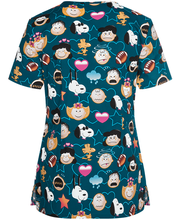 Filipina Cherokee Tooniforms Peanuts emoji para mujer CK646PNO