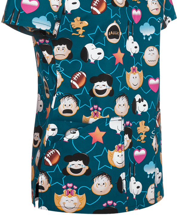 Filipina Cherokee Tooniforms Peanuts emoji para mujer CK646PNO