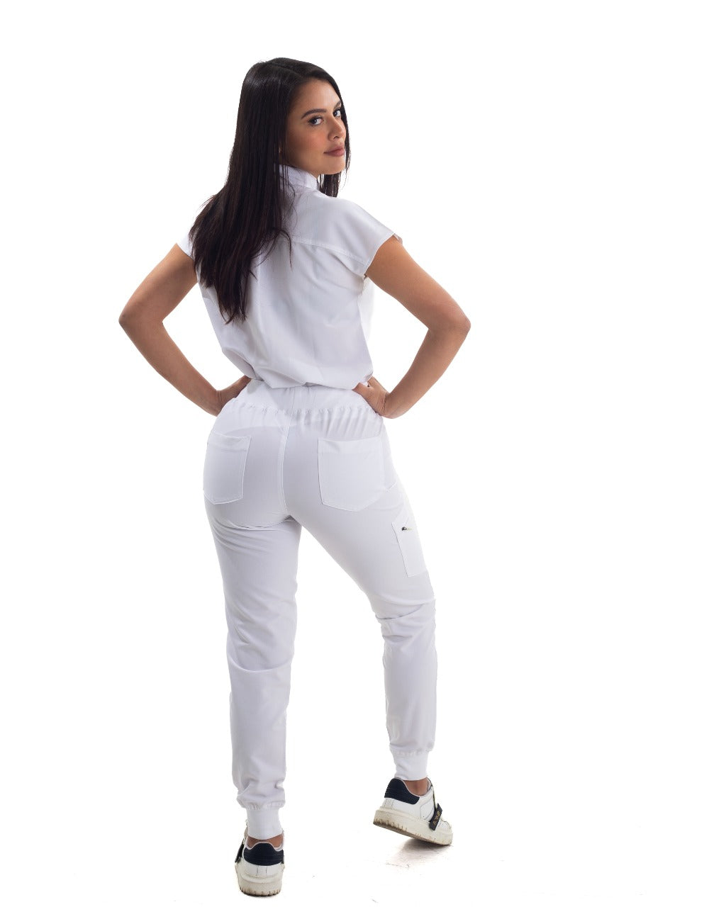 BALANCE JOGGER SCRUB MAKAVI WHITE